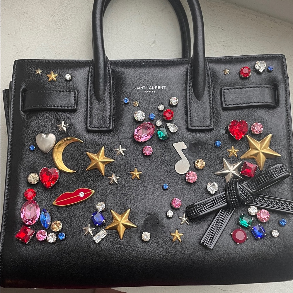 Authentic YSL Sac De Jour - **Bag only** black/multi color